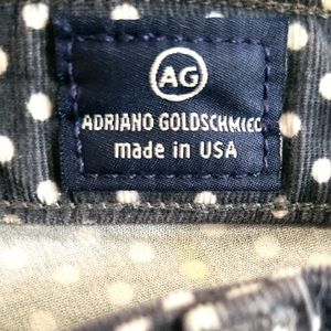 ADRIANO GOLDSCHMIED polka dot pants size 26